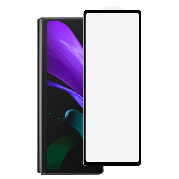 Full glue tempered glass screen protector film, clear display cover for foldable phone