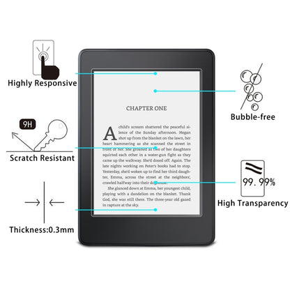 Clear tempered glass screen protector for tablet with bubble-free, high transparency
