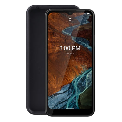 Black TPU phone case with cutouts, shown with front cover and matching back