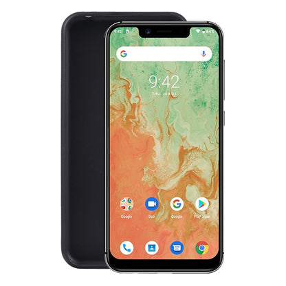 Black TPU phone case with snug fit, front lip, and camera cutout