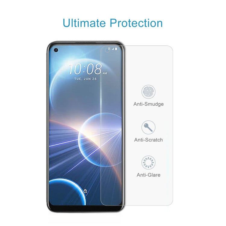 Tempered glass screen protector sheet with anti-smudge, anti-scratch, anti-glare