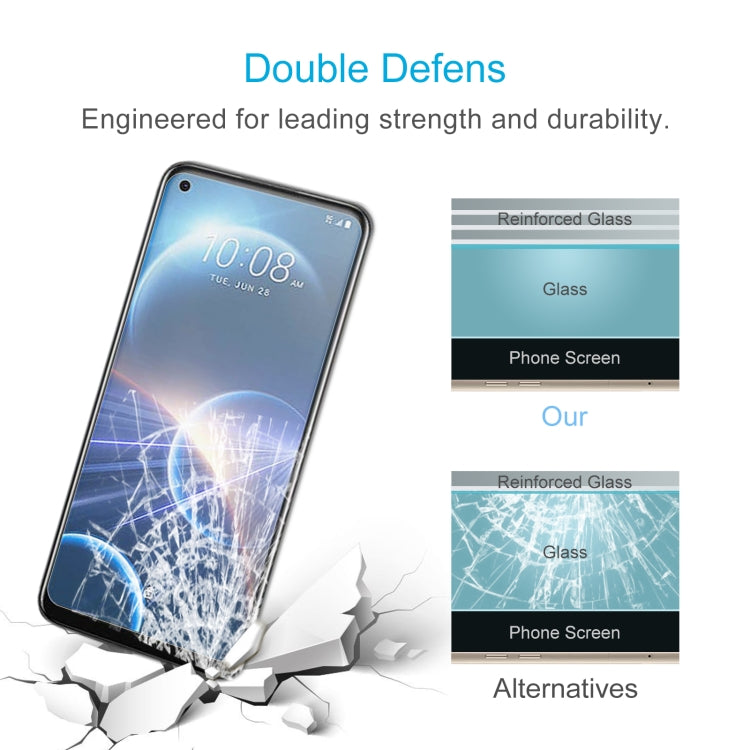 Tempered glass screen protector with reinforced glass layer for stronger protection