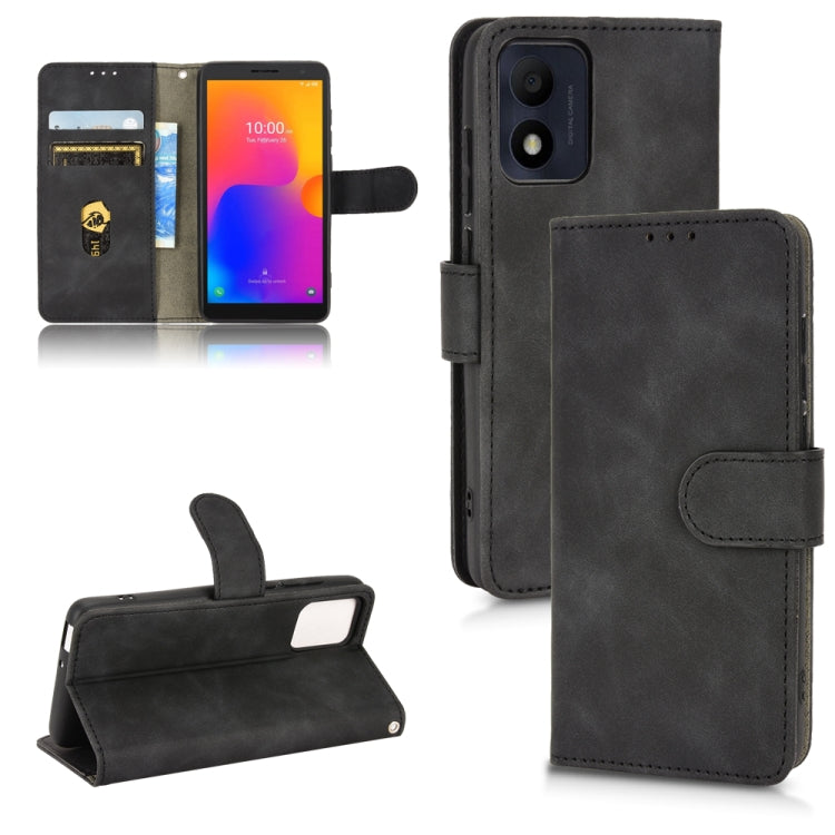 Black magnetic flip leather phone case with card slots, wallet cover, and kickstand.