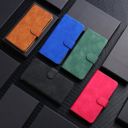 Magnetic flip leather phone case with front flap and magnetic closure, assorted colors