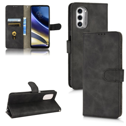 Black magnetic flip leather phone case with card slots and fold stand