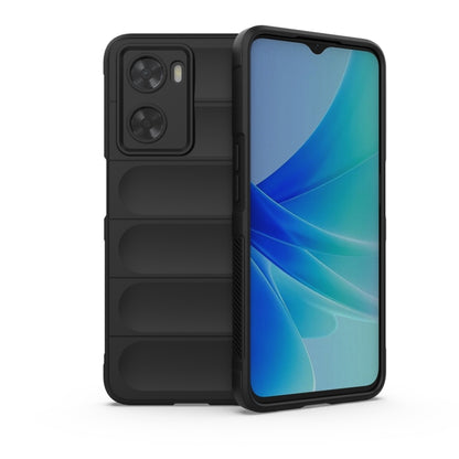 Black TPU phone case with raised camera cover and protective back panel