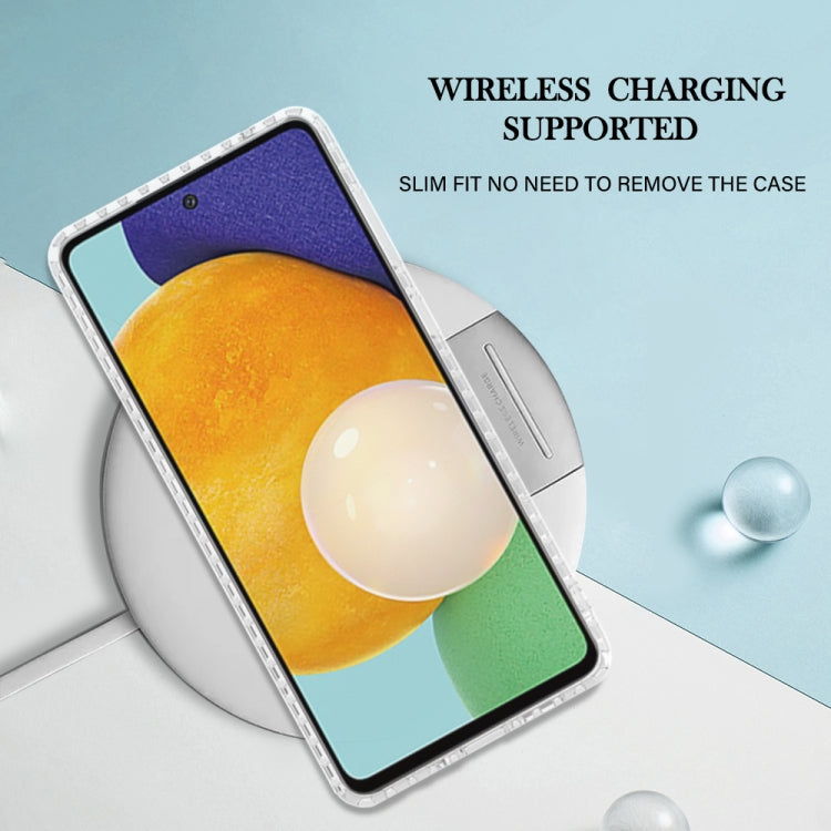 Thin purple and blue marble TPU phone case, wireless charging supported