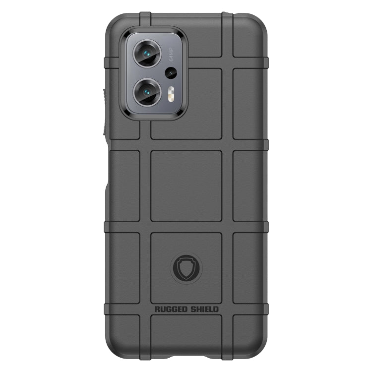 Black rugged TPU shockproof phone case, back view with camera openings