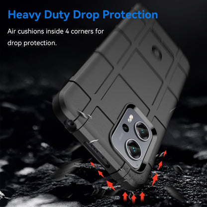 Black rugged TPU shockproof phone case with corner drop protection design