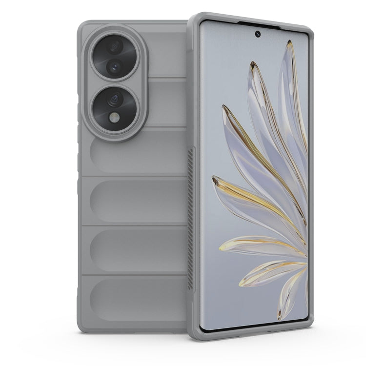 Light gray TPU phone case with raised camera cutouts and front screen cover