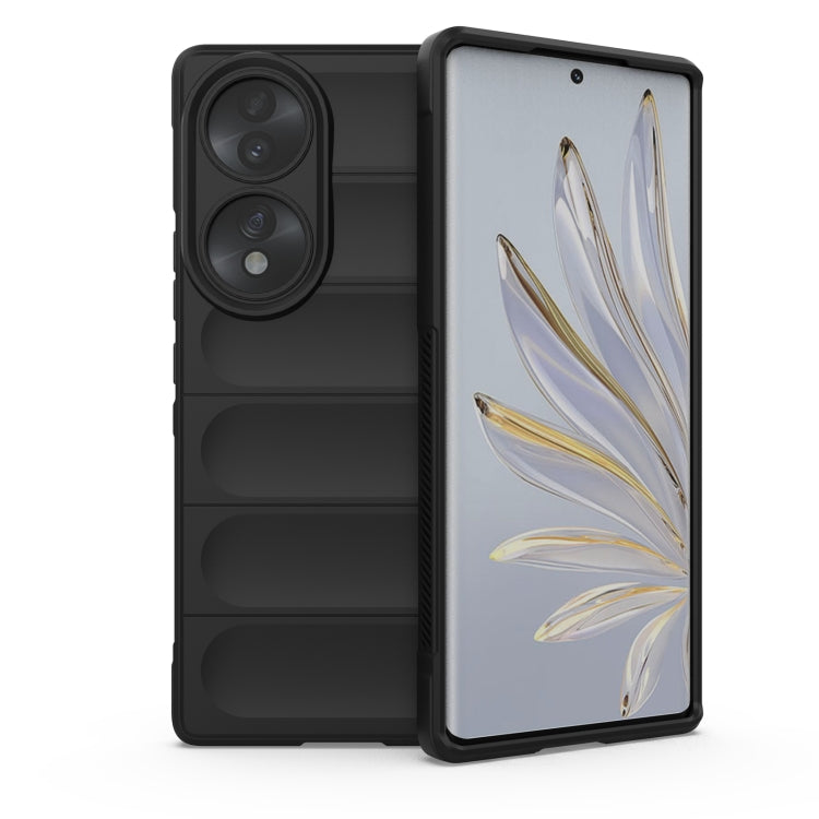 Black TPU phone case with raised camera cutouts and front screen cover
