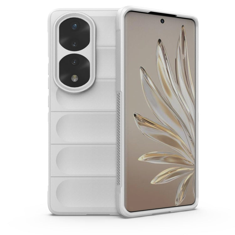 White TPU phone case with raised camera cutouts and front screen cover