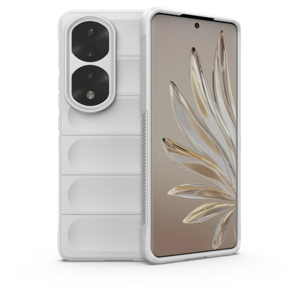 White TPU phone case with raised camera cutouts and front screen cover