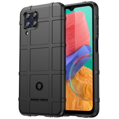 Full coverage shockproof TPU phone case, black, rugged shield design