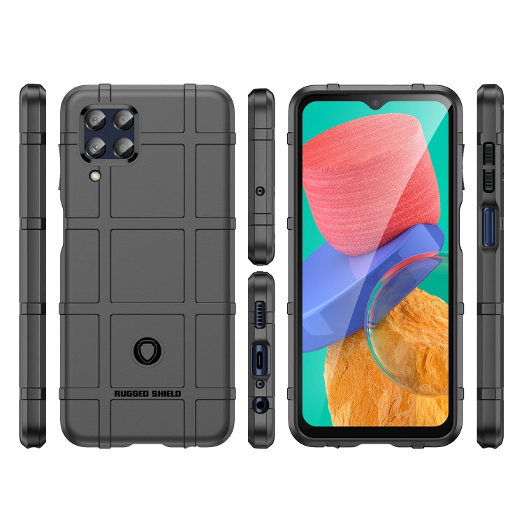 Rugged shockproof TPU phone case set, black, with raised edges and side buttons