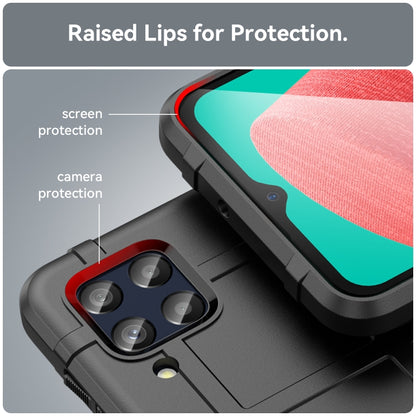 Black TPU phone case with raised lips for screen and camera protection