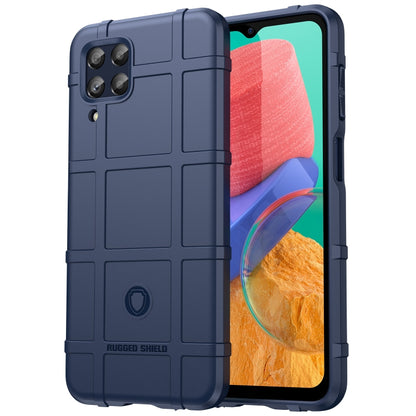 Full coverage shockproof TPU phone case, blue, rugged shield design