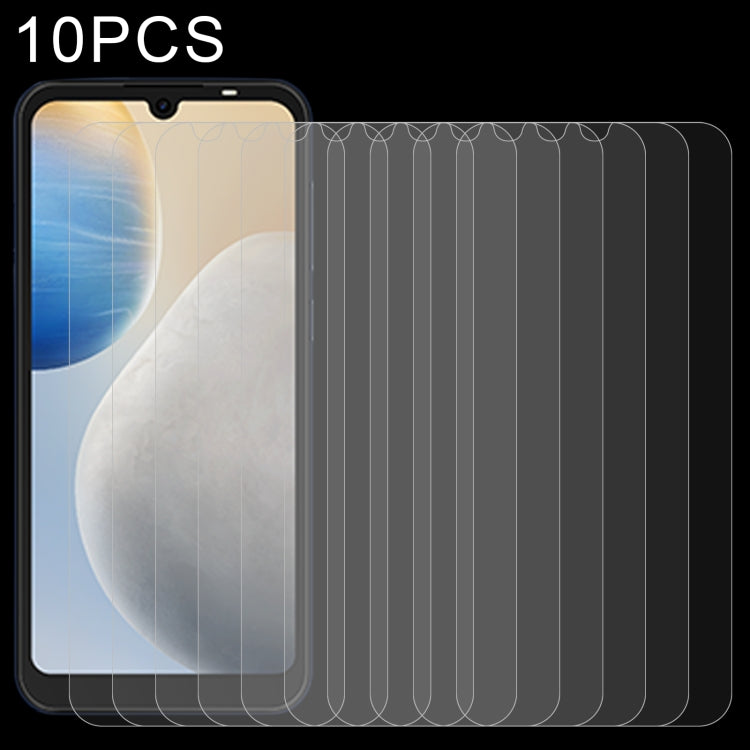 10-pack 2.5D tempered glass screen protectors for curved phone screens