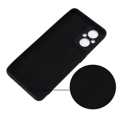 Shockproof black phone case with camera cutouts, plus included screen protector