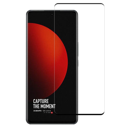 Curved-edge tempered glass screen protector film for Xiaomi 12S Ultra, full-screen coverage
