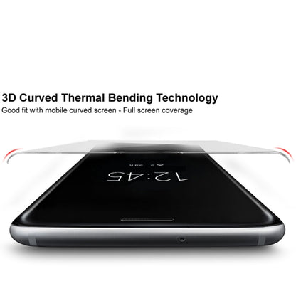 3D curved tempered glass screen protector covering a curved phone display
