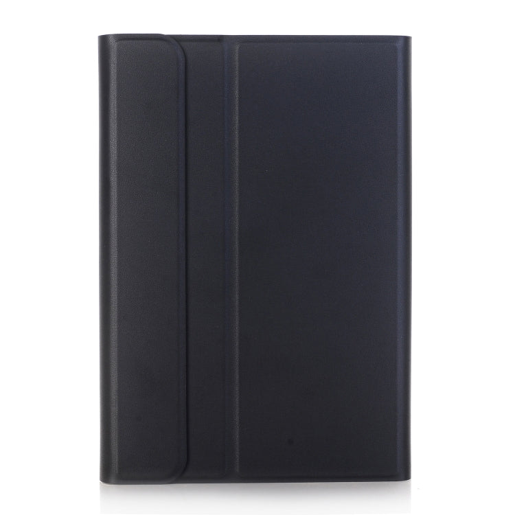 Black folio tablet case with textured cover panel and curved side grip
