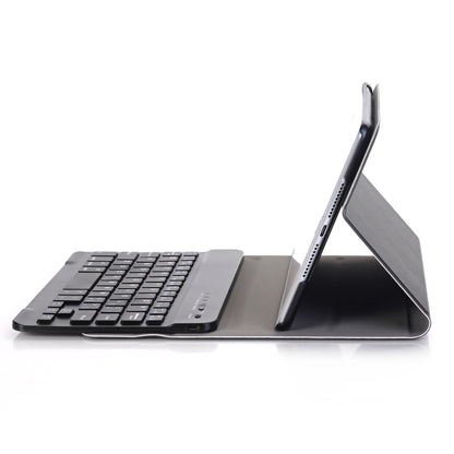 Detachable Bluetooth keyboard case with fold-out stand viewing angle