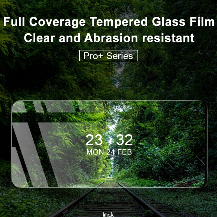 IMAK Pro+ series tempered glass film with full-screen coverage for smartphone display