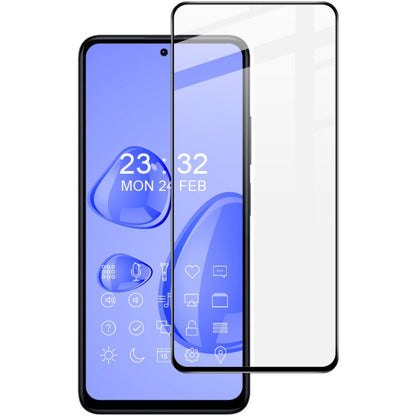 Tempered glass screen protector with full coverage and black edge frame