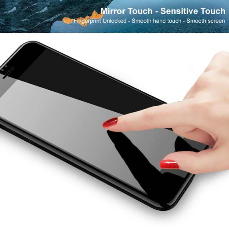 Tempered glass screen protector with mirror-like touch and fingertip use