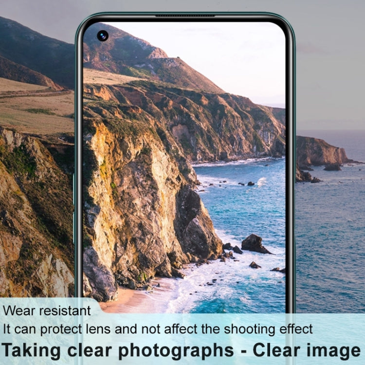 Rear camera lens tempered glass film—smartphone front view shown