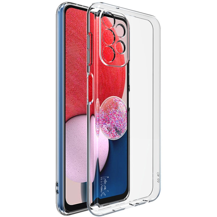 Clear shockproof TPU phone case with camera protection and button cutouts