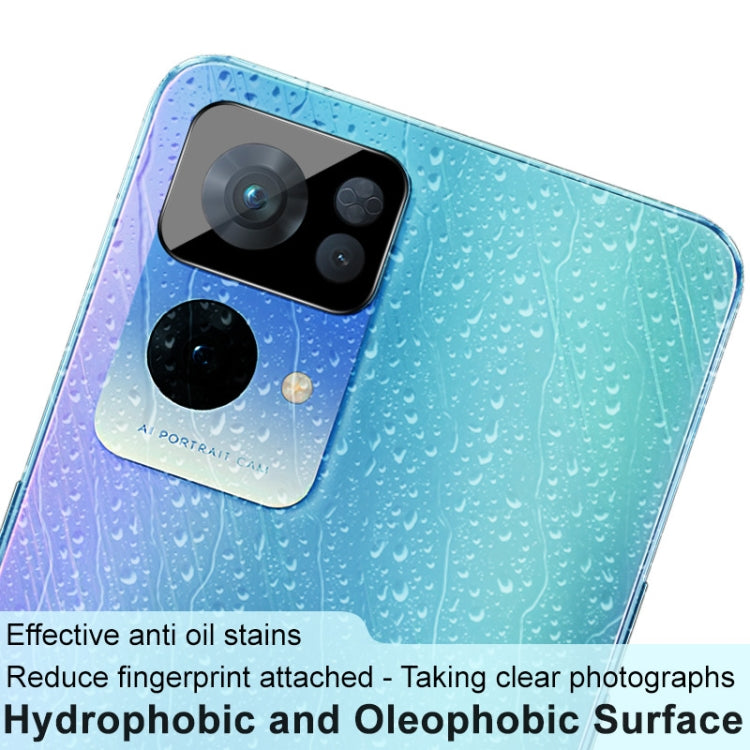 Black rear camera lens glass film over lenses on a phone with water-drop texture