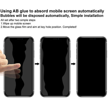 Tempered glass screen protector installation steps, screen alignment and bubble removal