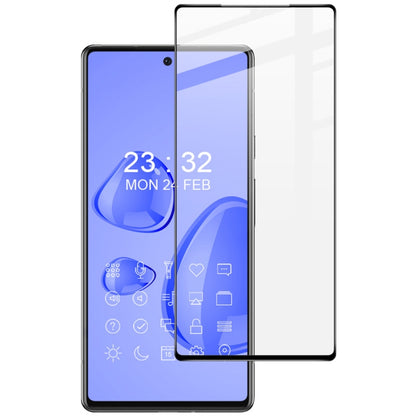 Full-screen tempered glass screen protector, clear film applied and included spare piece