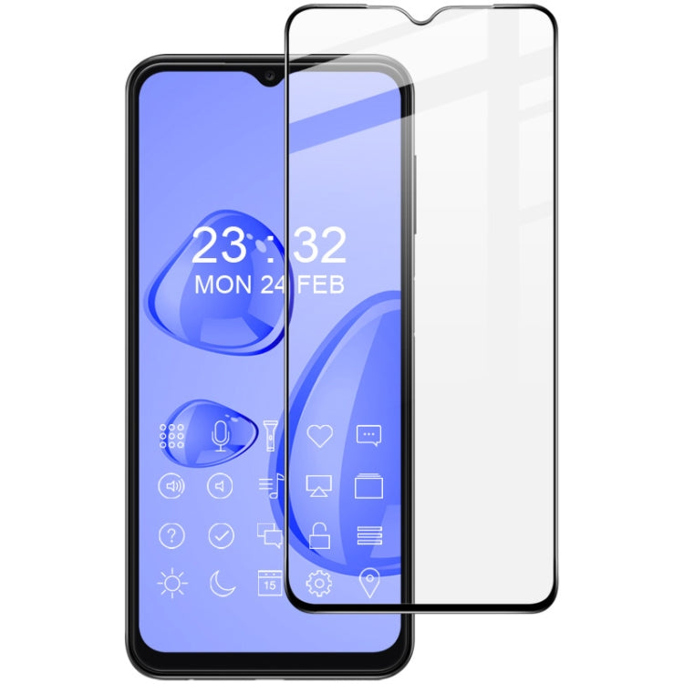Full-screen tempered glass screen protector, clear curved glass with black edges