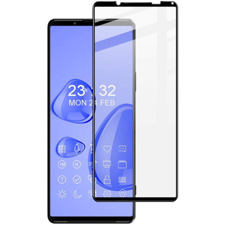 Full screen tempered glass screen protector film with black frame