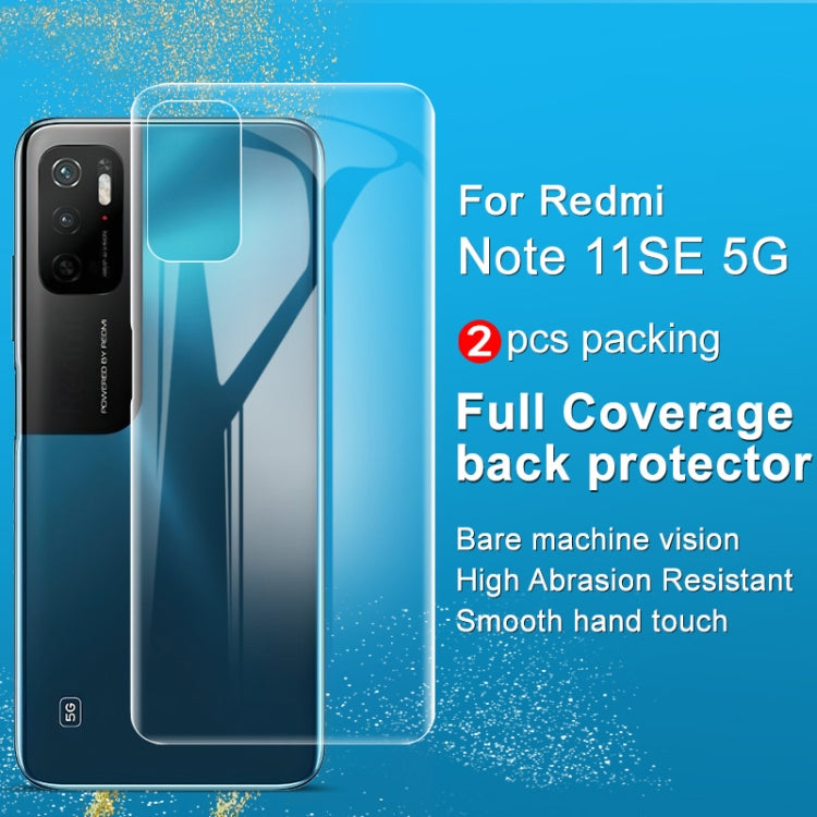 2-pack clear curved hydrogel back protector film with camera cutout
