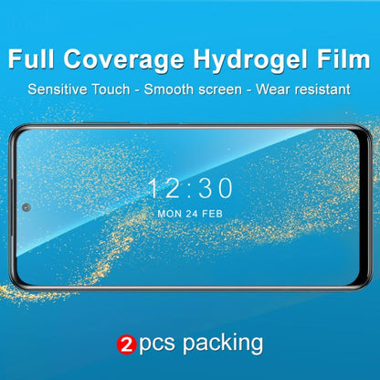 Full coverage hydrogel film for phone screen, clear smooth touch, 2-pack