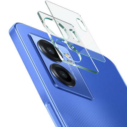 Multi-piece rear camera lens glass film set, transparent covers placed over blue phone lenses