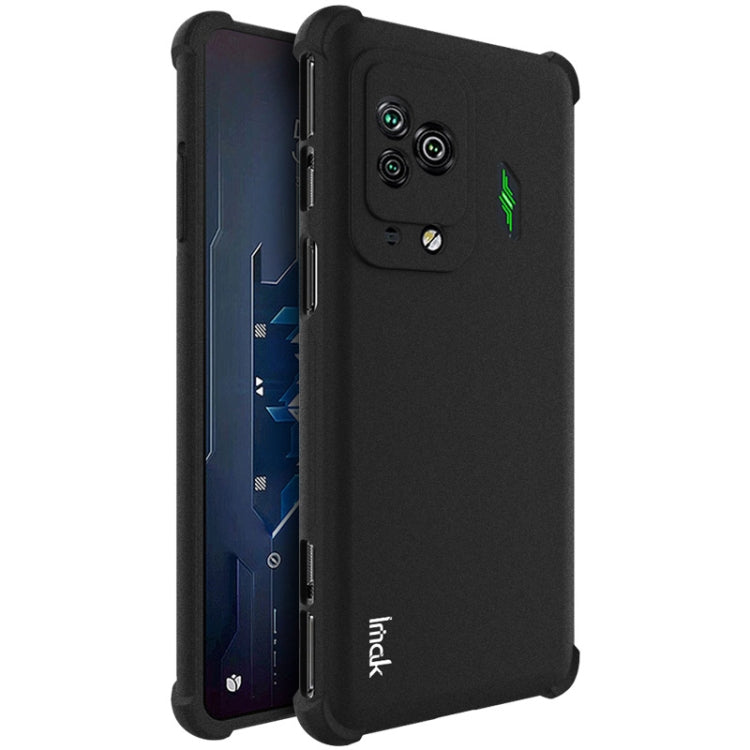 Matte black shockproof TPU phone case with camera cutouts and port openings