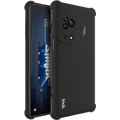 Matte black rugged TPU phone case with camera cutouts and side port openings