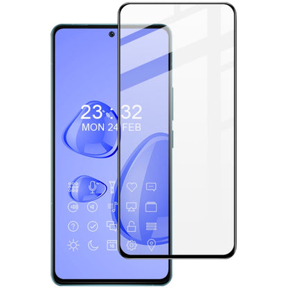 Clear full coverage tempered glass screen protector film with smartphone