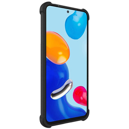 Matte black shockproof TPU phone case with front lip and side ports cutouts
