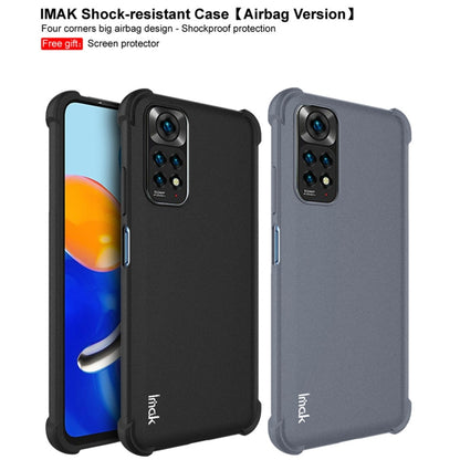 Shockproof TPU phone case set in matte black and matte grey with camera cutouts