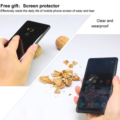 Screen protector shown with phone case, clear wear-resistant cover