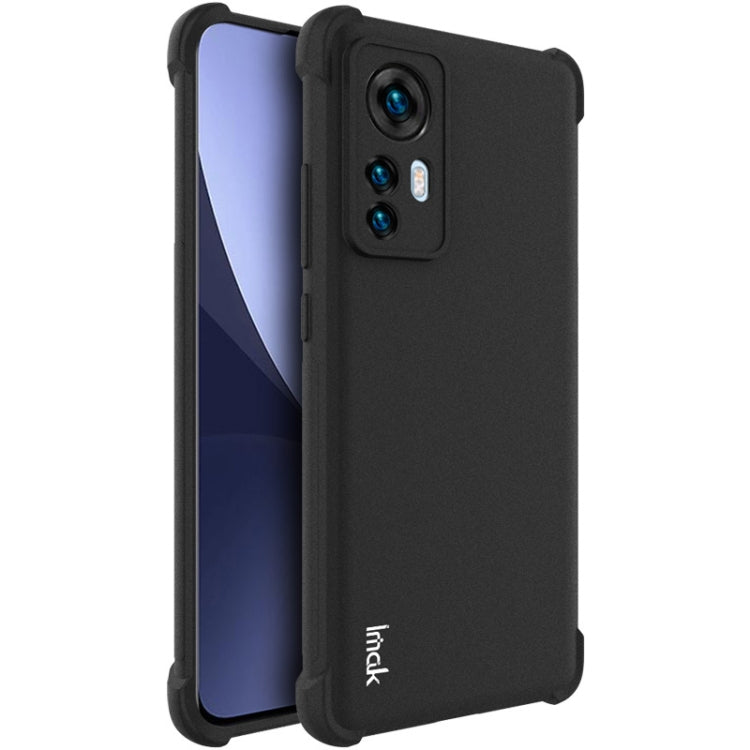 Matte black shockproof TPU phone case, back view with camera module cutout