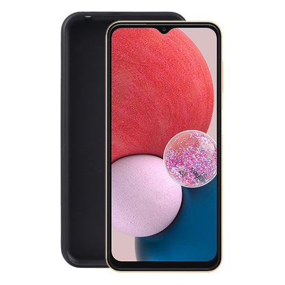 TPU phone case for Samsung Galaxy A13 4G, matte black with precise camera cutout
