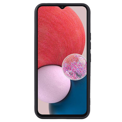 TPU phone case for Samsung Galaxy A13 4G, matte black frame with front opening