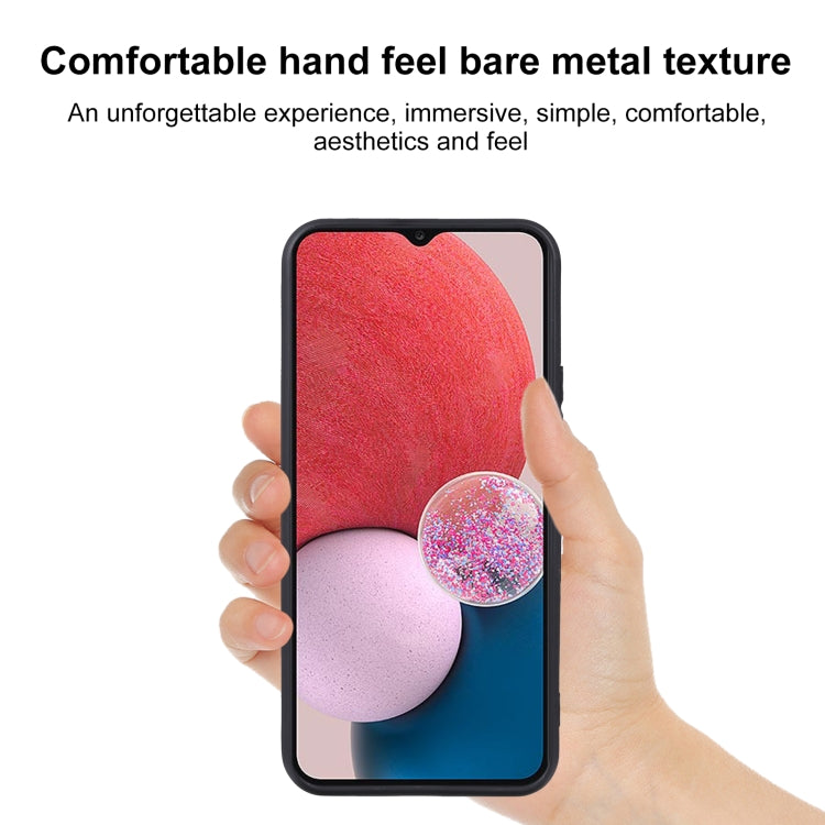 TPU phone case for Samsung Galaxy A13 4G, black TPU with protective screen edge